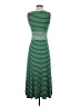 Max Studio Stripes Green Casual Dress Size S - photo 2