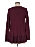 Eri + Ali Burgundy Long Sleeve Top Size M - photo 2