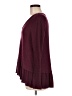 Eri + Ali Burgundy Long Sleeve Top Size M - photo 5