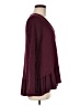 Eri + Ali Burgundy Long Sleeve Top Size M - photo 4