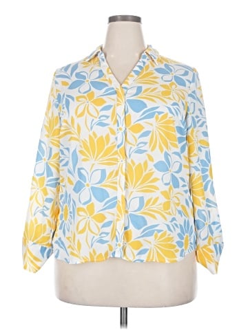 Liz Claiborne 3/4 Sleeve Blouse (view 1)