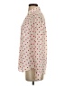 Express Outlet 100% Polyester Polka Dots Pink Long Sleeve Blouse Size S - photo 5