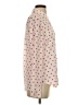 Express Outlet 100% Polyester Polka Dots Pink Long Sleeve Blouse Size S - photo 4