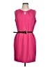 Kasper Solid Pink Casual Dress Size 10 - photo 1