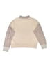 Velvet 100% Cashmere Color Block Tan Cashmere Pullover Sweater Size XS (kids) - photo 2