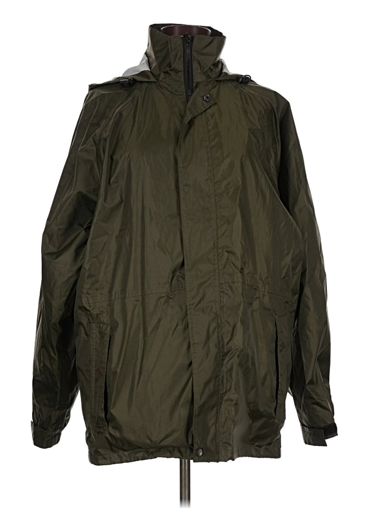 Pre-owned Assorted Brands Raincoat In Green