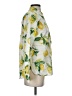 Talbots 100% Cotton Print Yellow Long Sleeve Button-Down Shirt Size S - photo 4