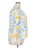 Liz Claiborne 100% Polyester Floral Yellow 3/4 Sleeve Blouse Size XXL (petite) - photo 4