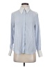 MOTF Color Block Blue Long Sleeve Blouse Size XS - photo 1