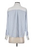 MOTF Color Block Blue Long Sleeve Blouse Size XS - photo 2