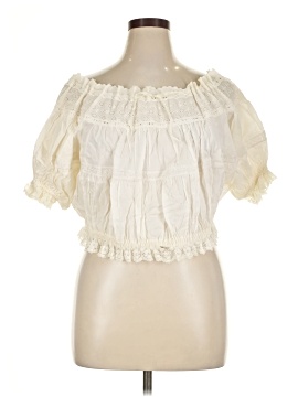 Free People Short Sleeve Blouse