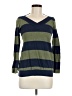 Splendid Stripes Green Pullover Sweater Size M - photo 1