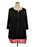 Avenue Studio Black 3/4 Sleeve Blouse Size 22 - 24 - photo 1