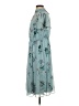 Torrid Floral Teal Casual Dress Size Lg Plus (0) - photo 5