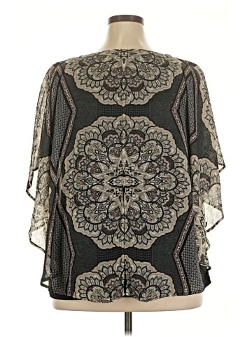 Sara Michelle 3/4 Sleeve Blouse (view 2)