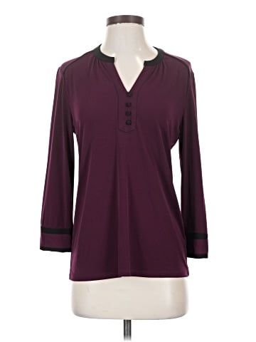 Karl Lagerfeld Paris 3/4 Sleeve Blouse (view 1)