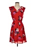 41Hawthorn 100% Polyester Floral Red Casual Dress Size S - photo 1