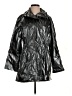 My Anorak 100% Polyester Metallic Black Raincoat Size S - photo 1
