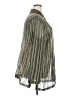 Valerie Stevens Stripes Green 3/4 Sleeve Button-Down Shirt Size 2X - photo 4