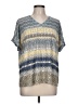 Olsen Gray Short Sleeve Top Size L - photo 1