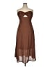 Assorted Brands 100% Polyester Brown Cocktail Dress Size XL - photo 1
