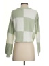 Moon & Madison Checkered-gingham Green Pullover Sweater Size XS - photo 2