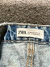 Zara Stars Blue Denim Shorts Size 4 - photo 3