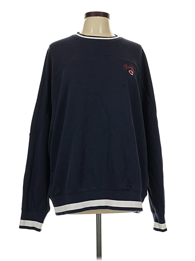 Pre-owned Champion Sweatshirt In Blue