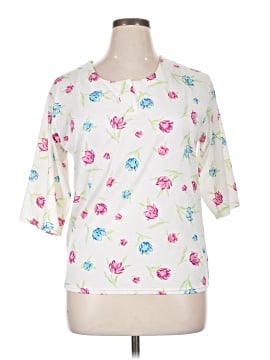 Secret Treasures 3/4 Sleeve Blouse