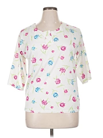 Secret Treasures 3/4 Sleeve Blouse (view 1)