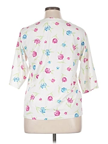 Secret Treasures 3/4 Sleeve Blouse (view 2)