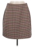 Maurices Plaid Brown Casual Skirt Size M - photo 1