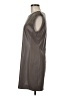 BCBGMAXAZRIA 100% Polyurethane Solid Gray Casual Dress Size M - photo 5