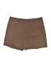 Worth 100% Cotton Solid Brown Khaki Shorts Size 8 - photo 1