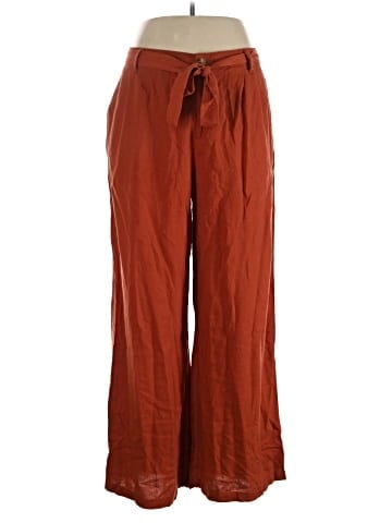 a.n.a. A New Approach Linen Pants (view 1)