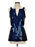 Tory Burch 100% Linen Blue Sleeveless Blouse Size 4 - photo 1