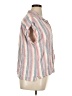 Orvis Stripes Pink Short Sleeve Blouse Size XL - photo 4
