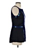 Tory Burch 100% Linen Blue Sleeveless Blouse Size 4 - photo 5