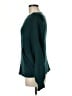 Line & Dot Solid Teal Pullover Sweater Size M - photo 5
