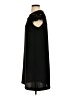 Zara Basic Solid Black Casual Dress Size S - photo 5