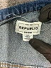 For The Republic Blue Denim Jacket Size S - photo 6