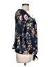 Byline by BYER CA 100% Polyester Blue 3/4 Sleeve Blouse Size L - photo 4