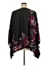 Roaman's 100% Polyester Black Burgundy Long Sleeve Blouse Size 22 (1X) - photo 2