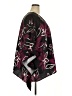 Roaman's 100% Polyester Black Burgundy Long Sleeve Blouse Size 22 (1X) - photo 4