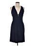 Tahari 100% Polyester Solid Blue Cocktail Dress Size 6 - photo 1
