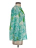 Lilly Pulitzer 100% Polyester Green 3/4 Sleeve Blouse Size XS - photo 4