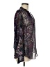 Etcetera 100% Silk Purple Long Sleeve Silk Top Size 8 - photo 4