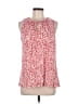 MICHAEL Michael Kors Red Sleeveless Blouse Size L - photo 1