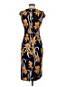 Unbranded Print Blue Casual Dress Size S - photo 2
