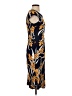 Unbranded Print Blue Casual Dress Size S - photo 4